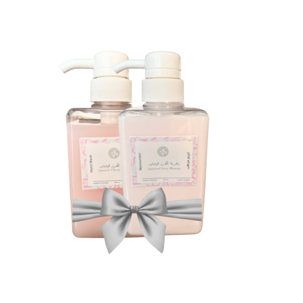 hand wash and cream cherry blossom