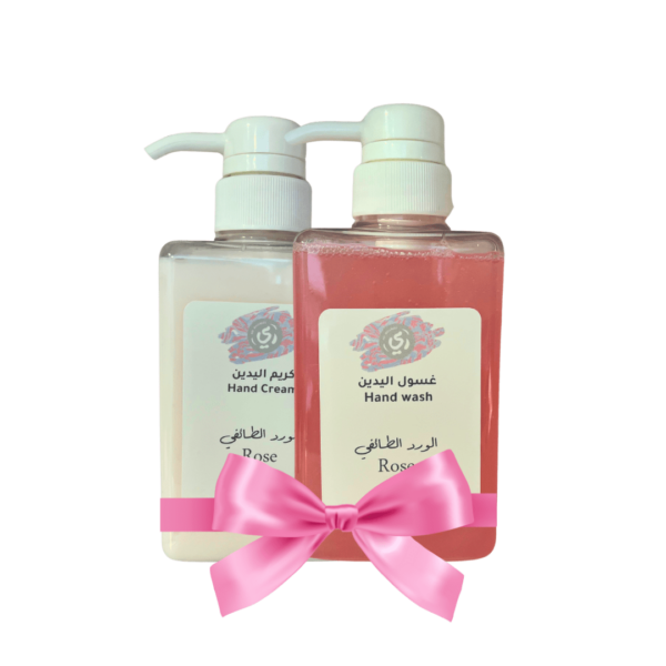 Hand wash and cream rose