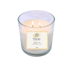 amber ylang candle