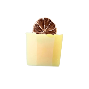 lemon coconut milk soap bar