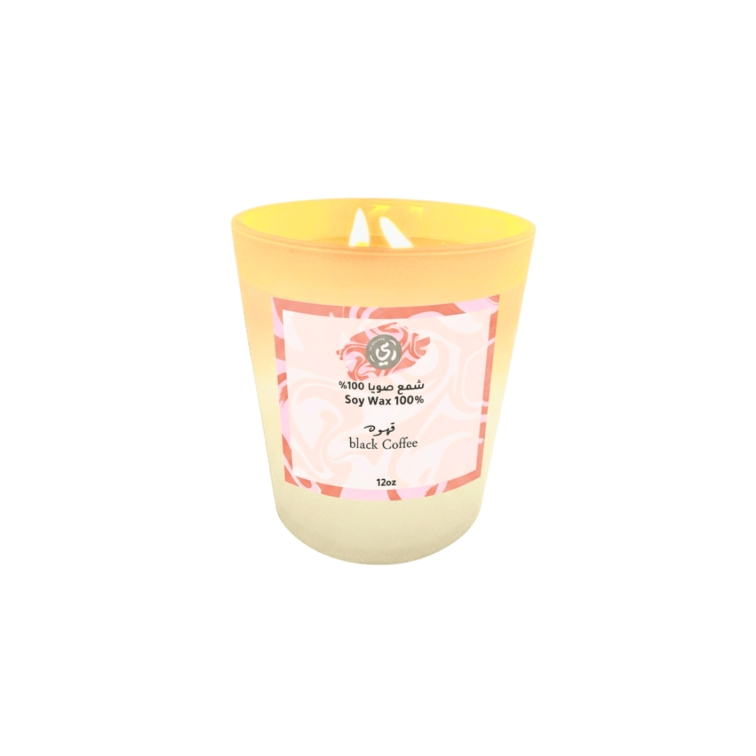 black coffee 2 wick candle